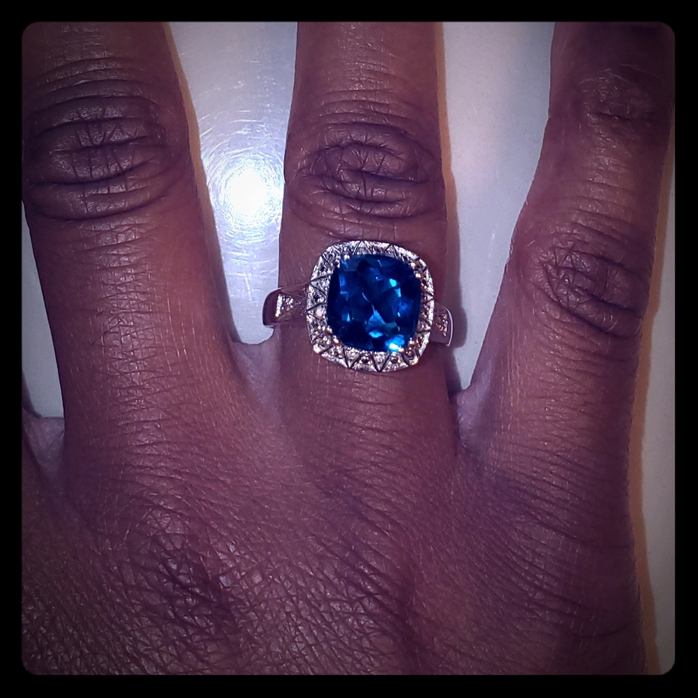 London Blue Topaz ring